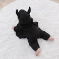 thumbnail image 2 of Baby Boys Girls Hooded Bat Shaped Bodysuits Newborn Cute Rompers Jumpsuits Outfits 0-18M, 2 of 8