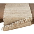 thumbnail image 2 of Saro Lifestyle Jute Chindi Table Runner, 2 of 3