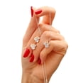 thumbnail image 3 of Disney Minnie Mouse Women's Crystal Two Tone Plated Stud & Pendant Set, 18" Chain, 3 of 6