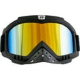 thumbnail image 2 of Birdz Eyewear Toucan Motorcycle ATV Ski Padded Goggles with Detachable Nose Guard & ReflecTech Red Mirror Lenses, 2 of 7
