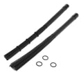 thumbnail image 1 of Cepillos de tambor de Jazz retráctiles, juego de batería de percusión con mango de goma profesional, cepillo de cáscara de nailon para banda de Jazz, , negro Sunnimix cepillo de tambor, 1 of 8