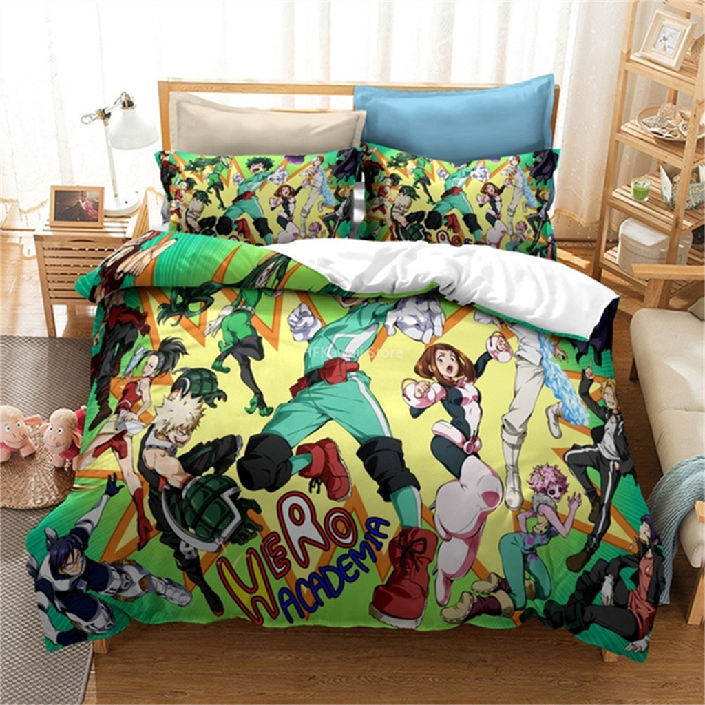 My Hero Academia Bedding Bed Set Twin Full Queen King Size Soft