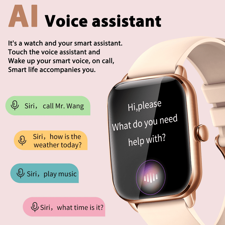 Cyberdyer KT65 Smart Watch for Men Women Answer Make Calls 1.9