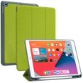 thumbnail image 1 of Funda Arae para iPad de 10,2 pulgadas [7.ª generación 2019 y 8.ª generación 2020] [Protección de esquinas] Visualización multiángulo con portalápices, soporte, encendido/apagado automático (Hielo), 1 of 4