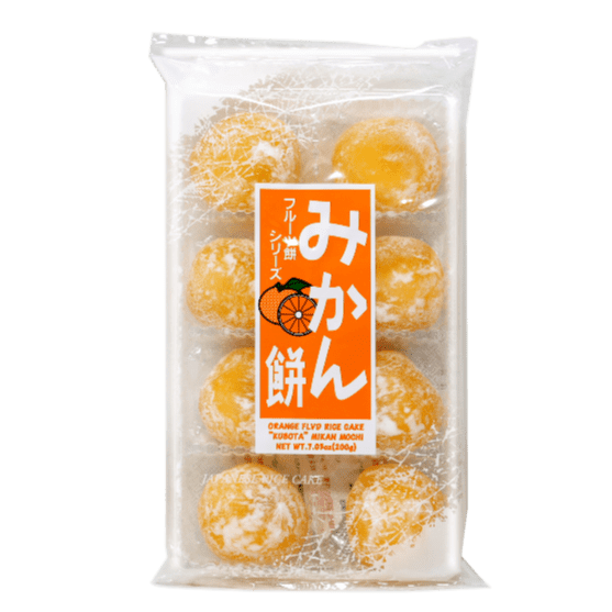 Buy Japanese Fruit Mochi Orange Kubota Mikan Daifuku Sweet Rice Cake 7.05 Oz (200 g) Online at
