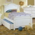 thumbnail image 4 of Greyson Living Beachcrest White Youth Panel Bed with Optional Trundle by, 4 of 4