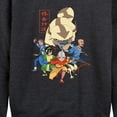 thumbnail image 3 of Avatar - The Last Airbender - Aang Group - Women's Lightweight French Terry Long Sleeve Shirt, 3 of 5
