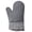 Grey, variant on Cheers.US Silicone Shell Kitchen Oven Mitts for Heat Resistant , Set of 2 Oven Gloves for BBQ Cooking Set Baking Grilling Barbecue Microwave Hot mitt