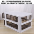thumbnail image 4 of Nestingho Commodes en Plastique avec Tiroirs pour Armoire de Rangement de Vêtements Style Simple Lot de 1, 4 of 6