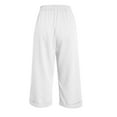 thumbnail image 3 of WILLBEST Pantalones Casuales para Mujer, de Moda, con Cintura Elástica, Cómodos, para Playa, para Uso Diario. Grande, 3 of 4