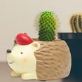 thumbnail image 3 of Precioso macetero maceta resina jardín macetas para decoración de jardín regalo de vacaciones 13cmx7.5cmx7.5cm kusrkot Florero Contenedor, 3 of 7