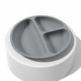thumbnail image 3 of ievspot 1 Pcs Silicone Baby Plate, Round Suction Cup Compartment Plate, BPA Free Silicone 3 Compartment Baby Plate, 3 of 8