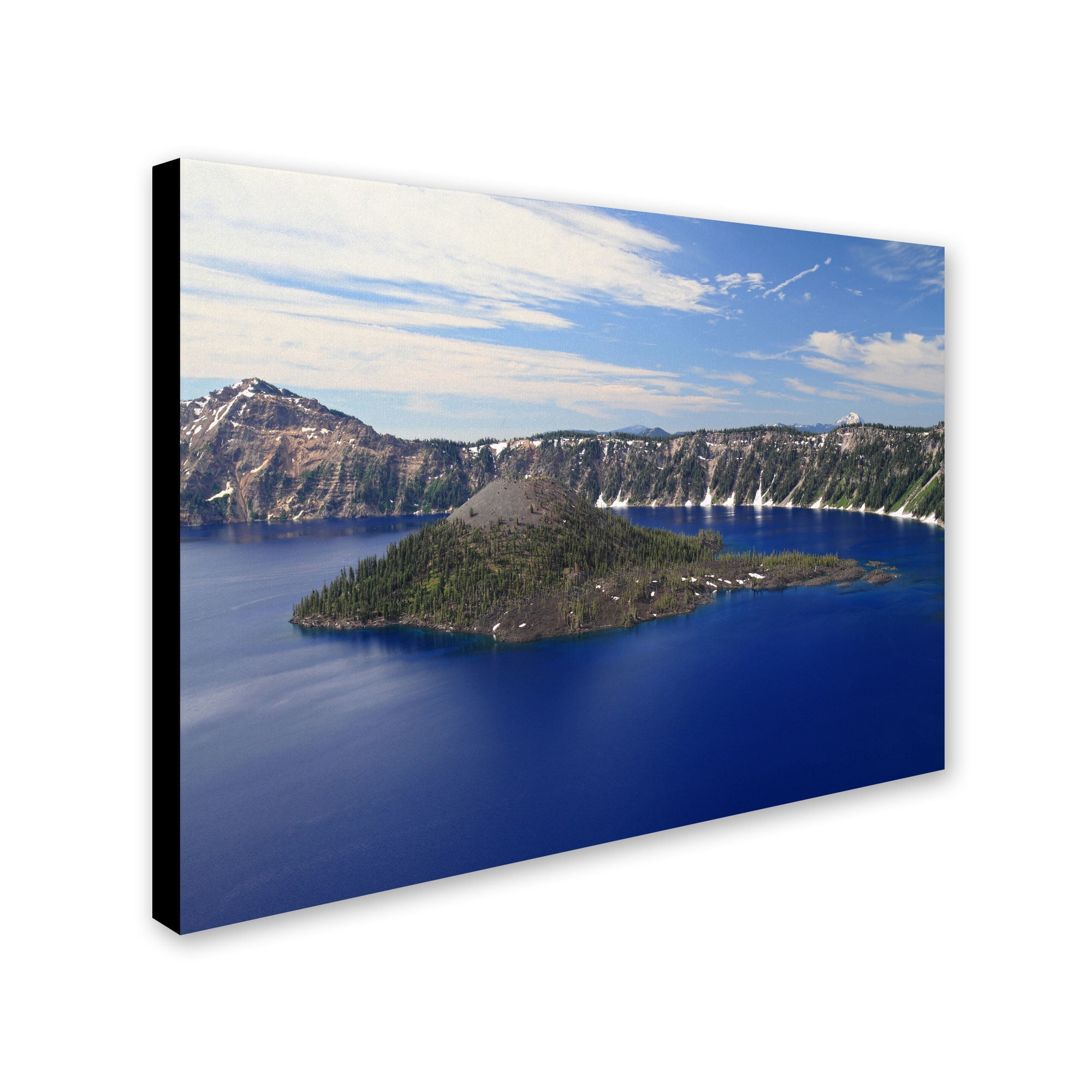 Trademark Fine Art 'Wizard Island' 16" x 24" Canvas Art (PL0076-C1624GG)