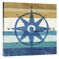thumbnail image 1 of Global Gallery's 'Beachscape IV Compass' By Michael Mullan Stretched Canvas Wall Art, 1 of 4