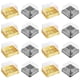 thumbnail image 1 of 100 Pcs Convenient Moon Cake Boxes Square Packaging Boxes (Golden Black), 1 of 2