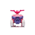 thumbnail image 2 of iYofe 6V Electric Ride on Toys, Powered Ride on ATV for Toddlers Boys Girls Ages 3-5 Gifts, Kids ATV electric car with LED Lights, Anti-Slip Wheels, White+Pink, 2 of 10