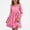 Pink, variant on Teylalorva Dresses of Girls (2-12), Small Ruffle Trim Crew Neck Long Sleeve Dresses Lovely Hem Outfit Spring Autumn Casual Wear Pink Size 5T