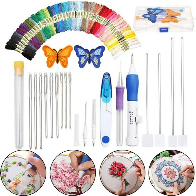 Magic DIY Embroidery Punch Needle Tools Pen Cross Stitch Knitting