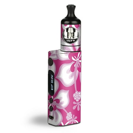 Skin Decal Vinyl Wrap for Aspire Zelos 50W starter Kit Vape stickers skins cover / Hibiscus Tropical Flowers