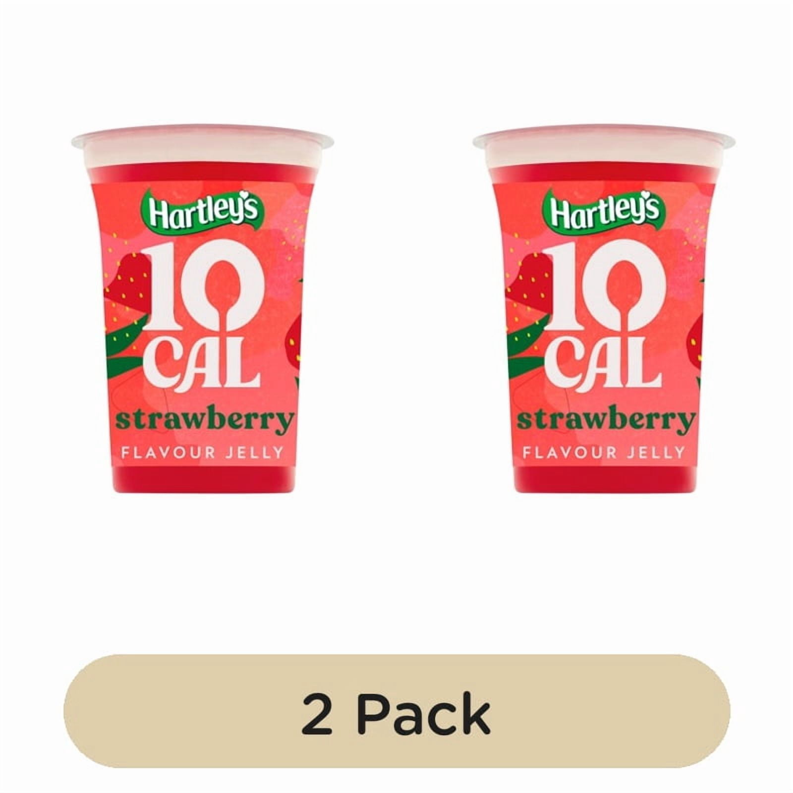 Hartley's 10 Cal Strawberry Jelly 175g, British Import (Pack of 2)