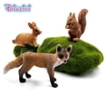 thumbnail image 2 of Hot Easter Rabbit Fox Squirrel Deer Dog Elephant Animal Model Figure Diy Cake Decoration Educational Toy Figurine Gift For Kids, 2 of 5