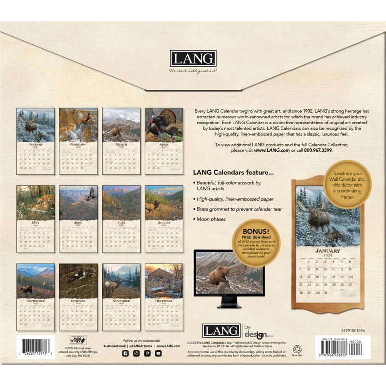 Lang Companies, Beyond The Woods 2024 Wall Calendar - Walmart.com