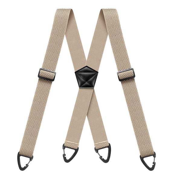 Lohol Hidden Suspenders for Men X Back Adjustable Elastic Men's Suspenders Under Clothes with 4 Snap Loop