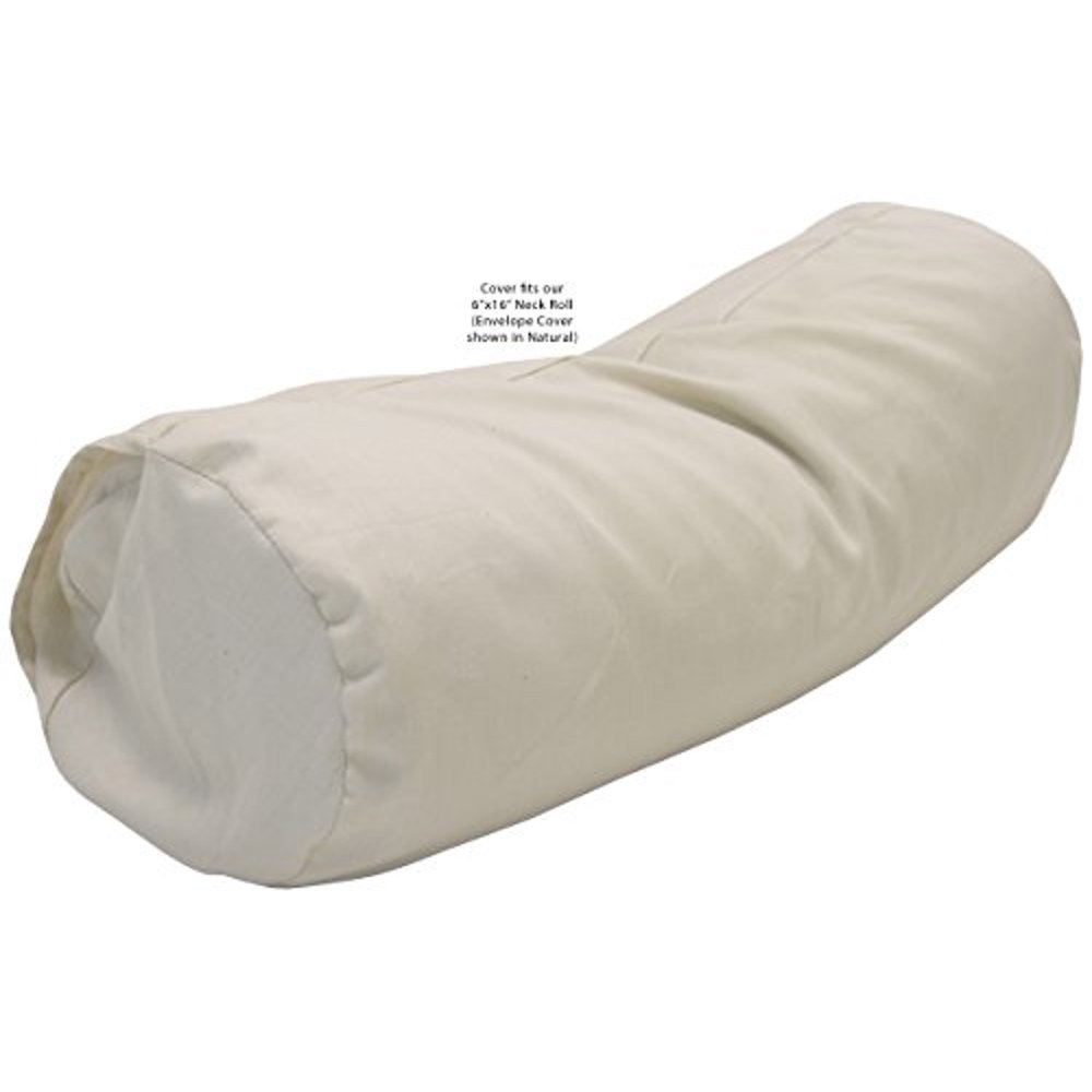 Neck Roll PILLOWCASE ( 6x16 ) Enclosed Sleeve Style Wheat Dreamz