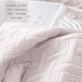 thumbnail image 3 of KASENTEX Coverlet 3-pc Mini Quilt Set - All-Season Lightweight Ultra Soft Bedding Stonewashed Blanket - Heat-pressed 2-Tone REVERSIBLE Color, TWIN + 2 Shams, Sheer Pink/Grey Mist, 3 of 5
