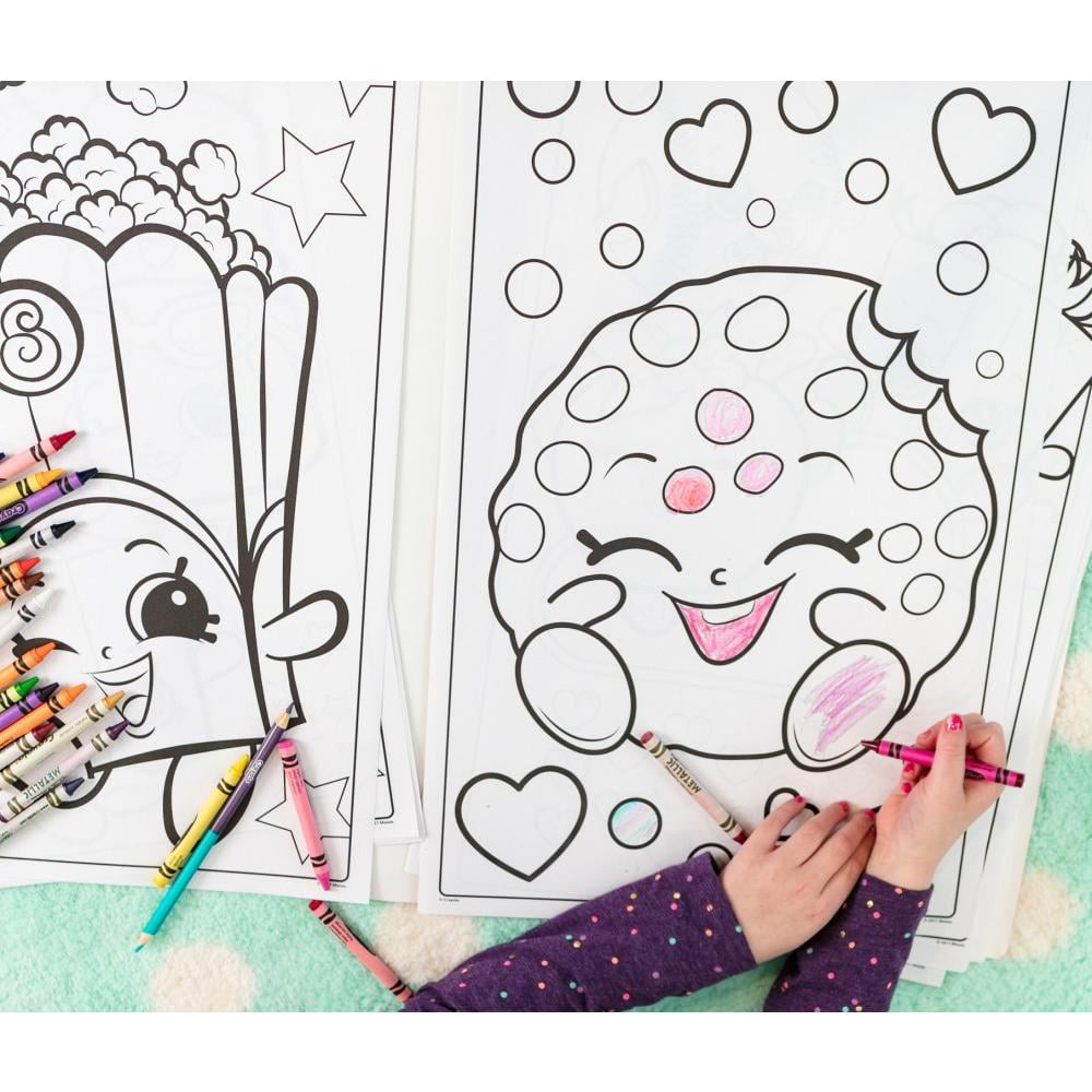 Crayola Shopkins Giant Coloring Pages - Shop Books & Coloring at H-E-B