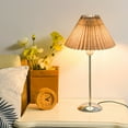thumbnail image 1 of Lampe de Table Plissée, Lampe de Chevet à Protection des Yeux Style Vintage pour Salon, 1 of 8