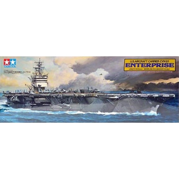 Tamiya 1/350 Uss Enterprise Aircraft Carrier Plastic Model Kit