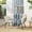Beige, variant on Dextrus Patio Sofa and Loveseat, Boho All-Weather Wicker Rattan Conversation Chairs with Cushions & Lumbar Pillows - Gray