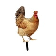 thumbnail image 4 of Estaca de jardín con forma de gallina, escultura animal, decoración de jardín, estatua de gallina, estatuilla acrílica para patio, primavera, jardín, Estilo A, 4 of 8