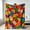 Colourful3, variant on Cute Snowman blanket for kids,Soft Flannel Throw Blanket,Festive Gifts,gift for Christmas,Holiday,Birthday,New Year,Anniversary,Home Decor Gifts,Four Seasons Universal