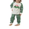 thumbnail image 1 of Opperiaya Vêtements de Nuit de Noël Parent-Enfant Hauts à Col Rond Pantalons / Barboteuse, 1 of 6