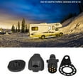 thumbnail image 3 of 12N 7Pin Trailer Plug Socket Connector Adapter Bracket for Trailer Caravan Towing Towbar, 3 of 5