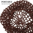 thumbnail image 3 of HONMEET Capucha De Ganchillo Para Con Malla Color Café Que Y Tu Estilo, 3 of 6