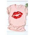 thumbnail image 6 of Red Lips Valentines Graphic Tee, 6 of 6