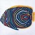 thumbnail image 3 of Tropical Angelfish Throw Pillow, 18" x 18", 3 of 4