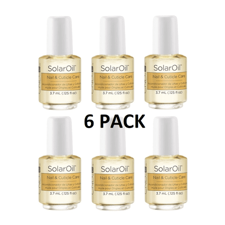 [6 PACK] CND SOLAR OIL Nail & Cuticle Conditional 0.125 oz MINI * BEAUTY TALK LA *