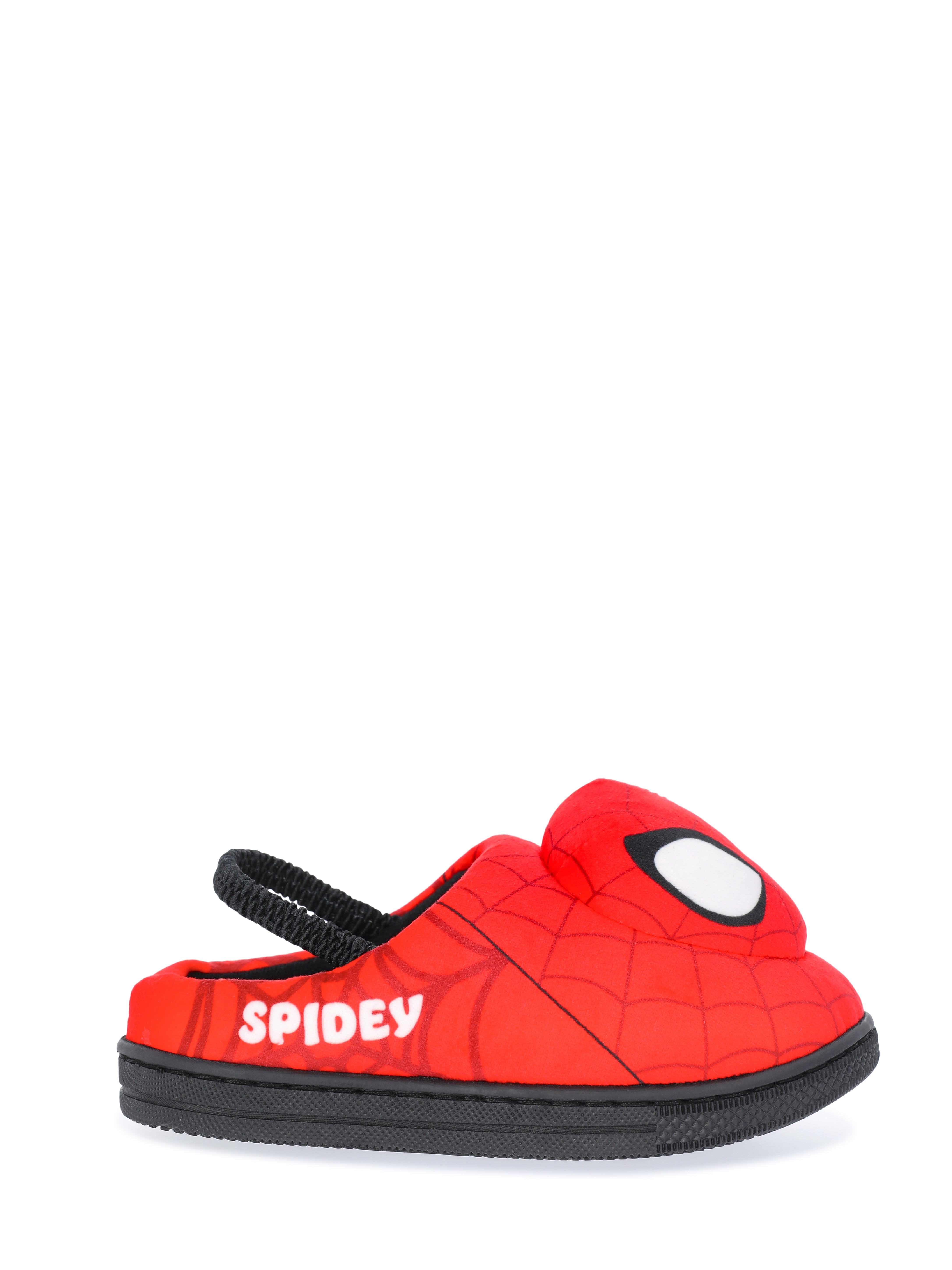Spidey and Friends Toddler Boys' 3D Character Slippers with Back Strap