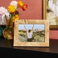 thumbnail image 2 of Beautiful 5x7 Burl Wood Photo Frame by Drew Barrymore– Elegant Natural Wood Design, Rectangular Picture Frame for Tabletop, Fits 5x7 Photos, 2 of 8