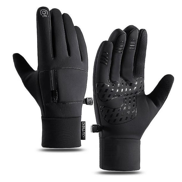 1 Uds guantes de invierno guantes deportivos térmicos impermeables para hombres y mujeres para correr ciclismo conducir senderismo, guante cálido para el trabajo-xxl