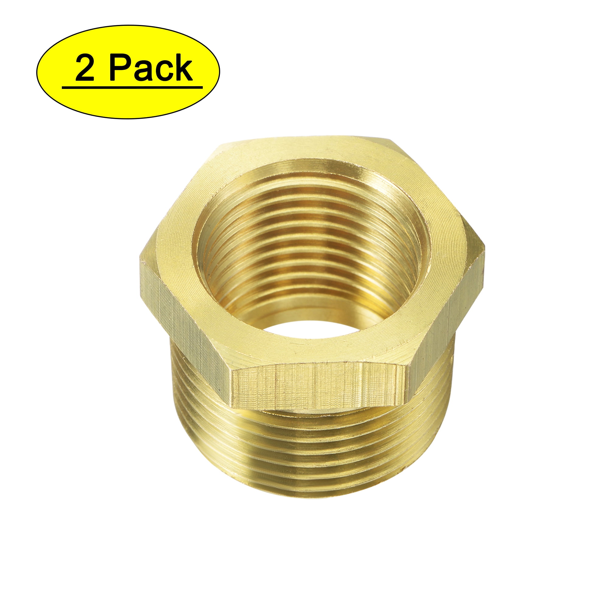 KTS LOT 5 Brass Elbow Pipe Fitting Connector Coupler 90 Deg 1/4 BSP Female to 1/4 BSP Female Thread for Water Fuel 