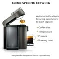 thumbnail image 4 of Nespresso Vertuo Coffee and Espresso Machine by De'Longhi, 54 ounces, Titan, Grey, 4 of 12