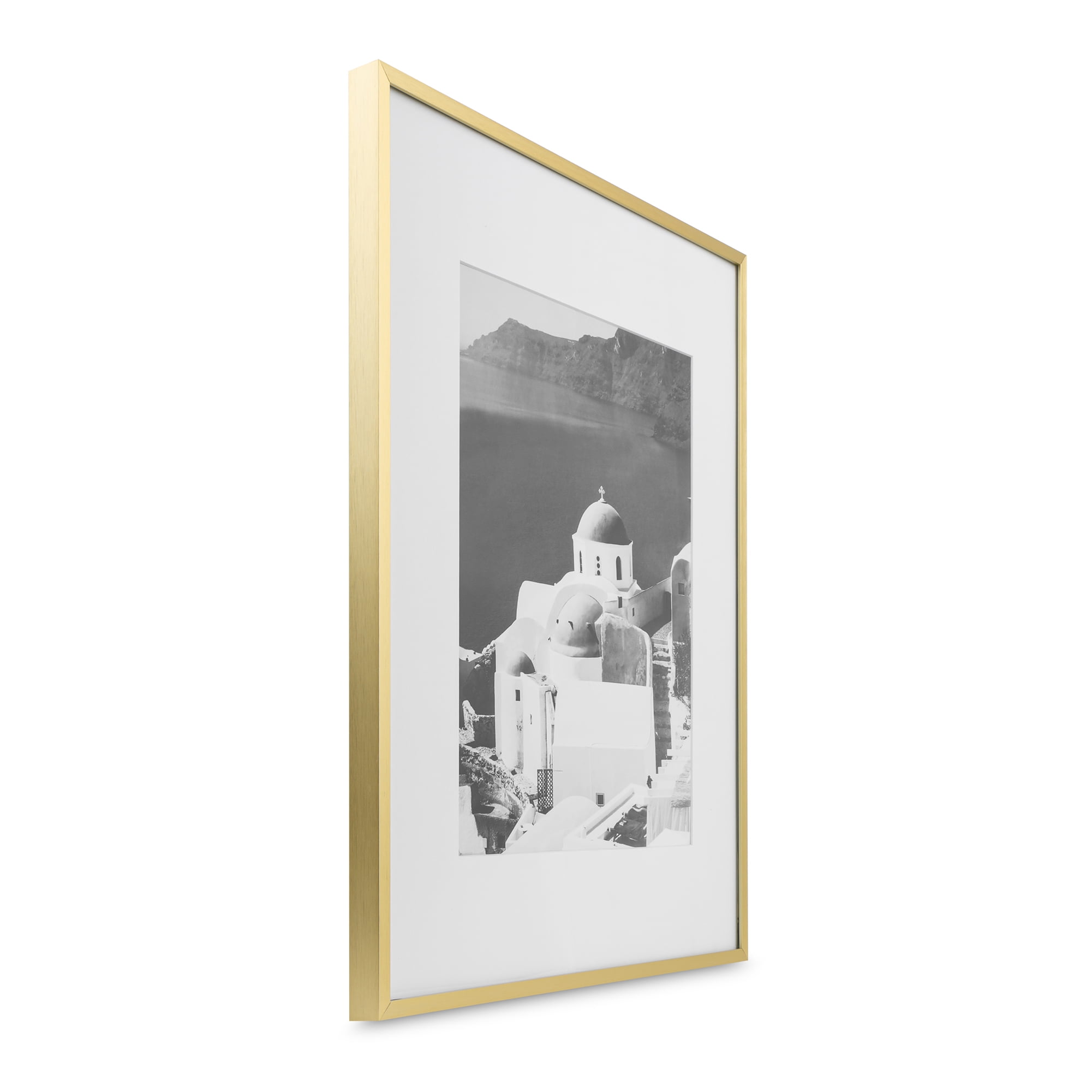 Better Homes & Gardens – 11x14 Picture Frame – Gold Matted Gallery Wall Photo Frame