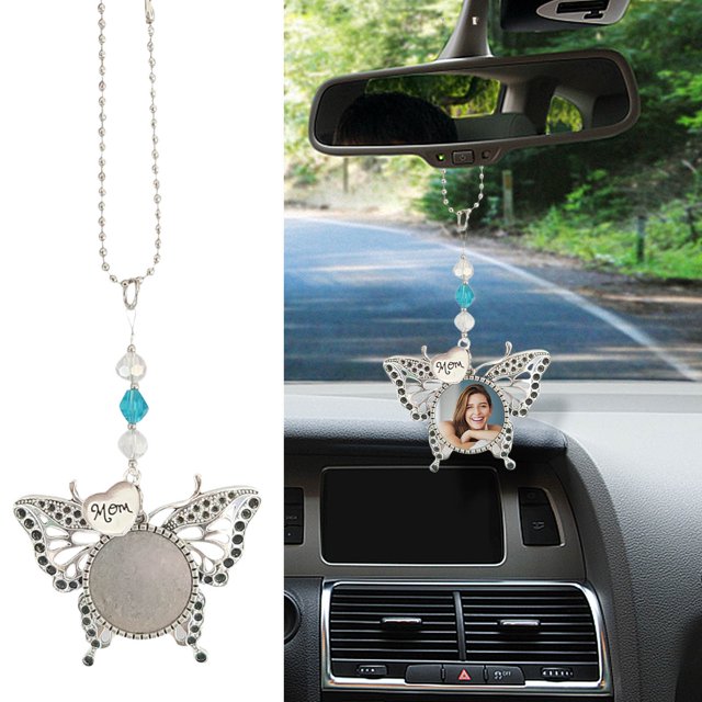 Creative Hollow Carving Exquisite Memorial Family Pendant Car Decoration Car Rearview