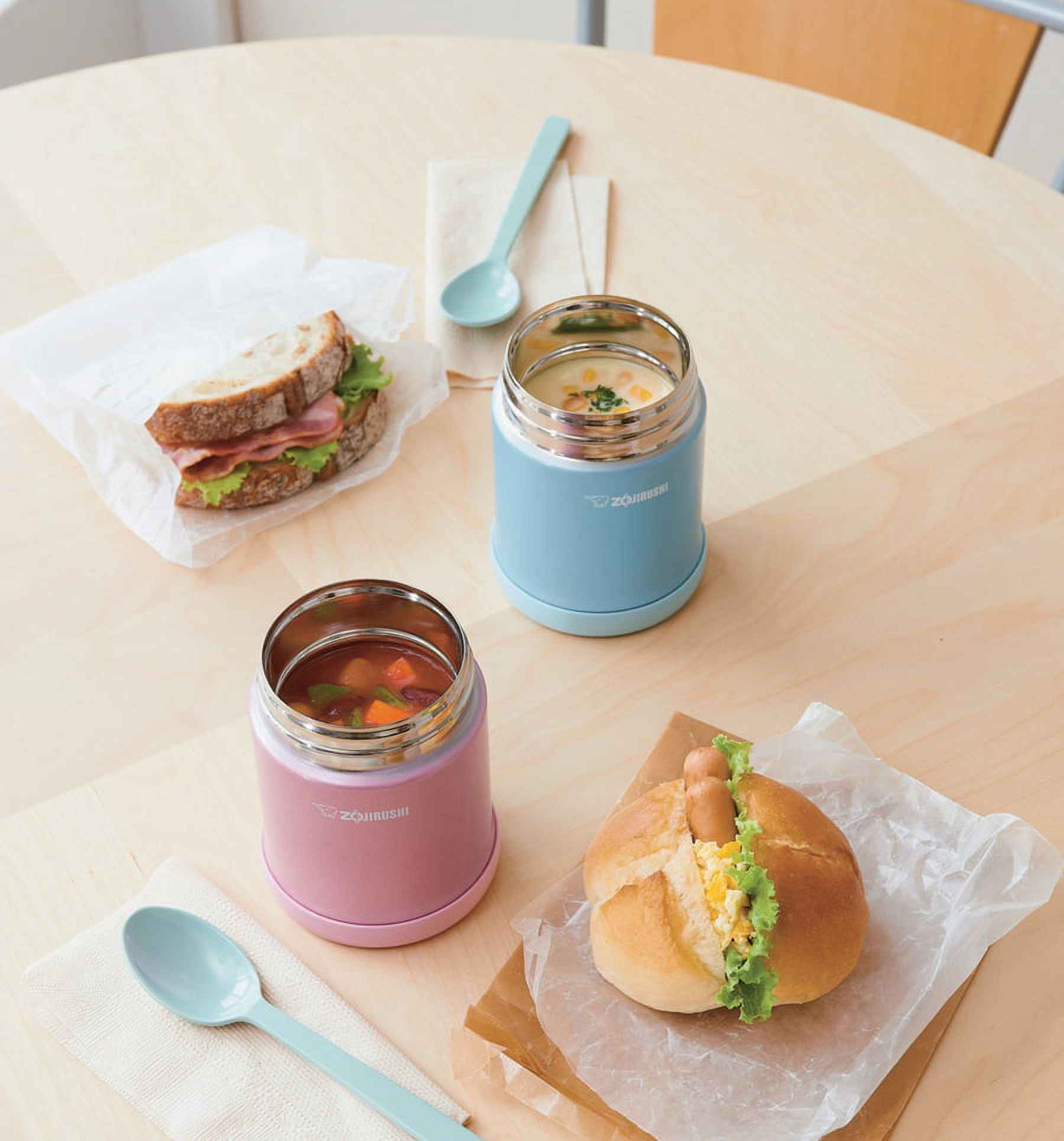 ZOJIRUSHI Zojirushi (ZOJIRUSHI) Stainless Cook & Food Jar Random Insulation  Insulated Cold Cooking Insulated Lunch Jar 750ml Tomato Red SW-JA75-RV 