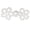 Pearl Snowflake Butt, variant on Ywmsfl 2pack Fashionable Pearls Buttons Beautiful Crystal Pearls Sewing Buttons Suitable for Weddings Parties